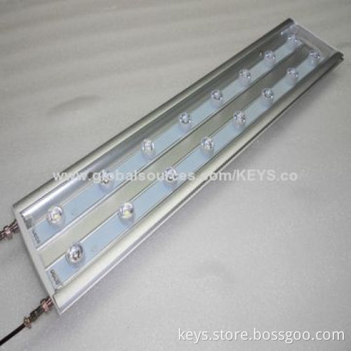 Silver 12,000k High Power LED Marine Aquarium Lights AC 100V With 2ft Lens